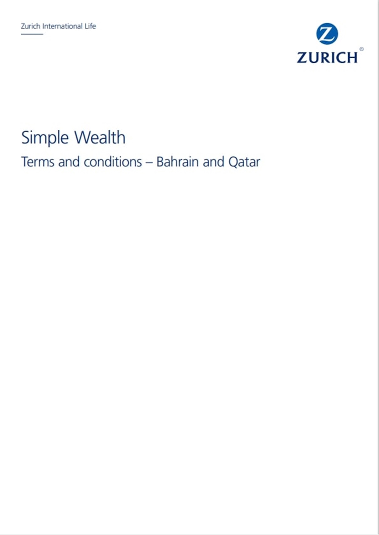 Simple Wealth Terms and conditions – Bahrain and Qatar