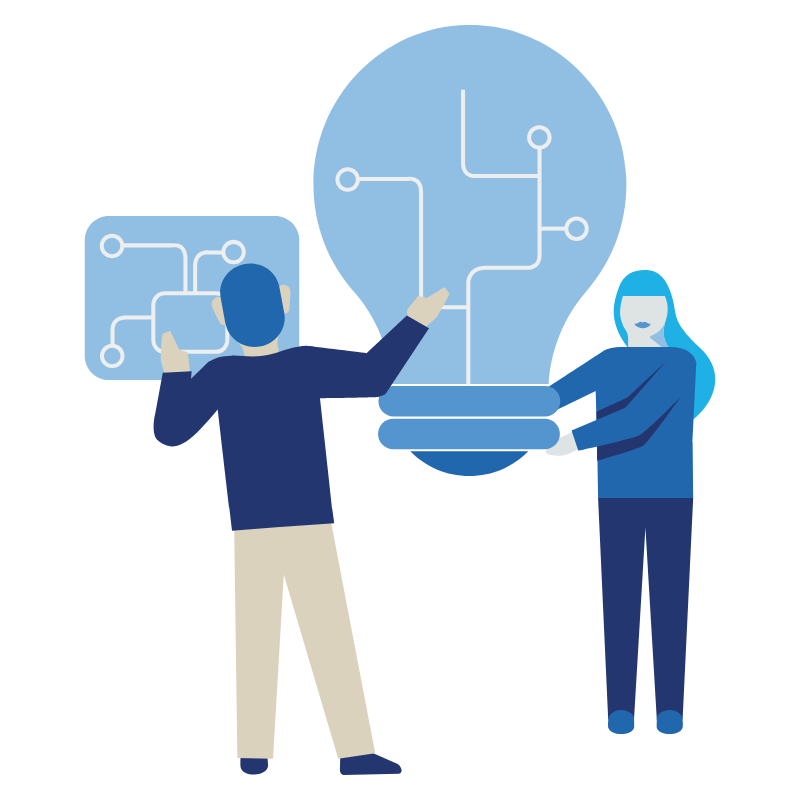 illustration innovation scene