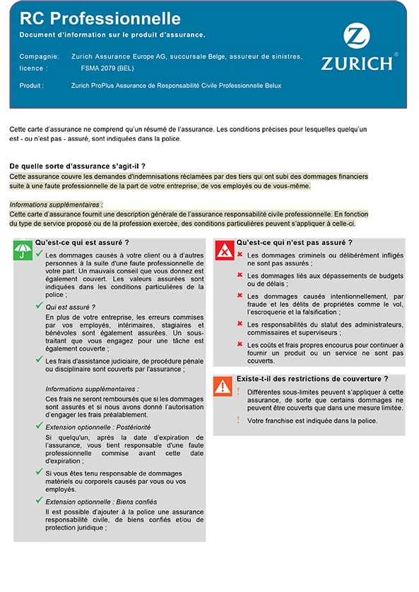 RC Professionnelle