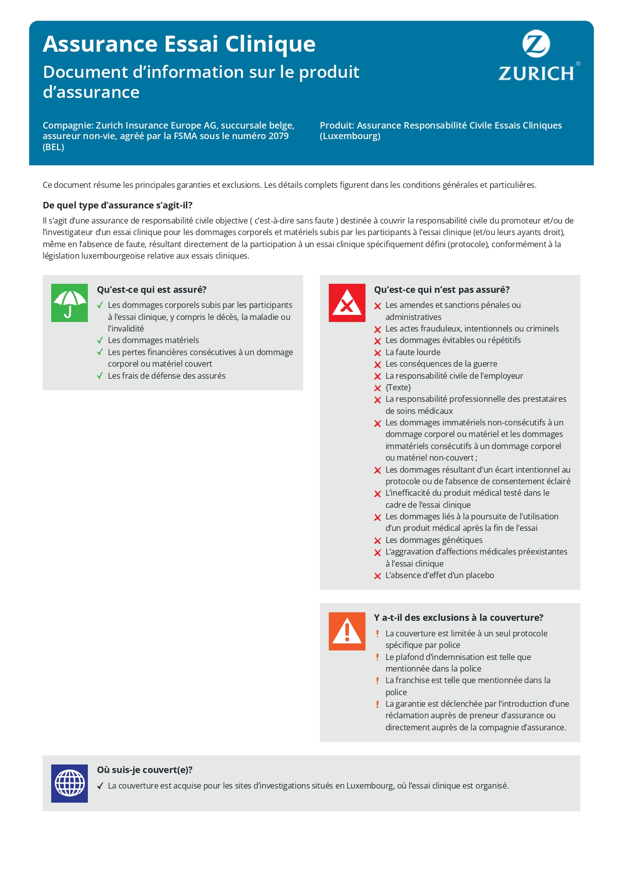 Clinical Trials Liability Luxemburg