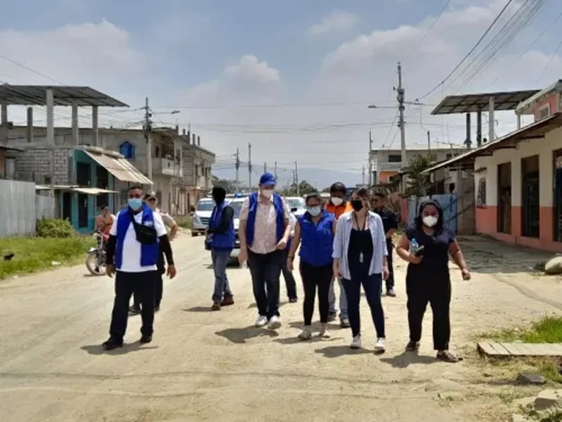 Visita comunidad Valle Hermoso