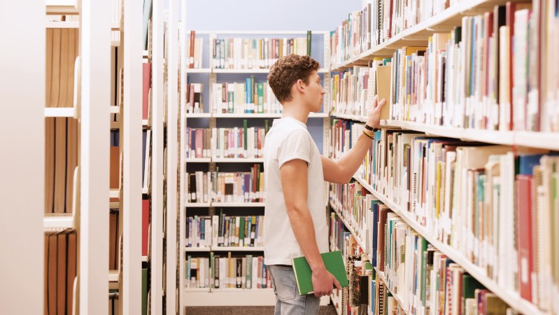 A study finding book in a university library