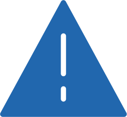 AlertSign Blue Solid