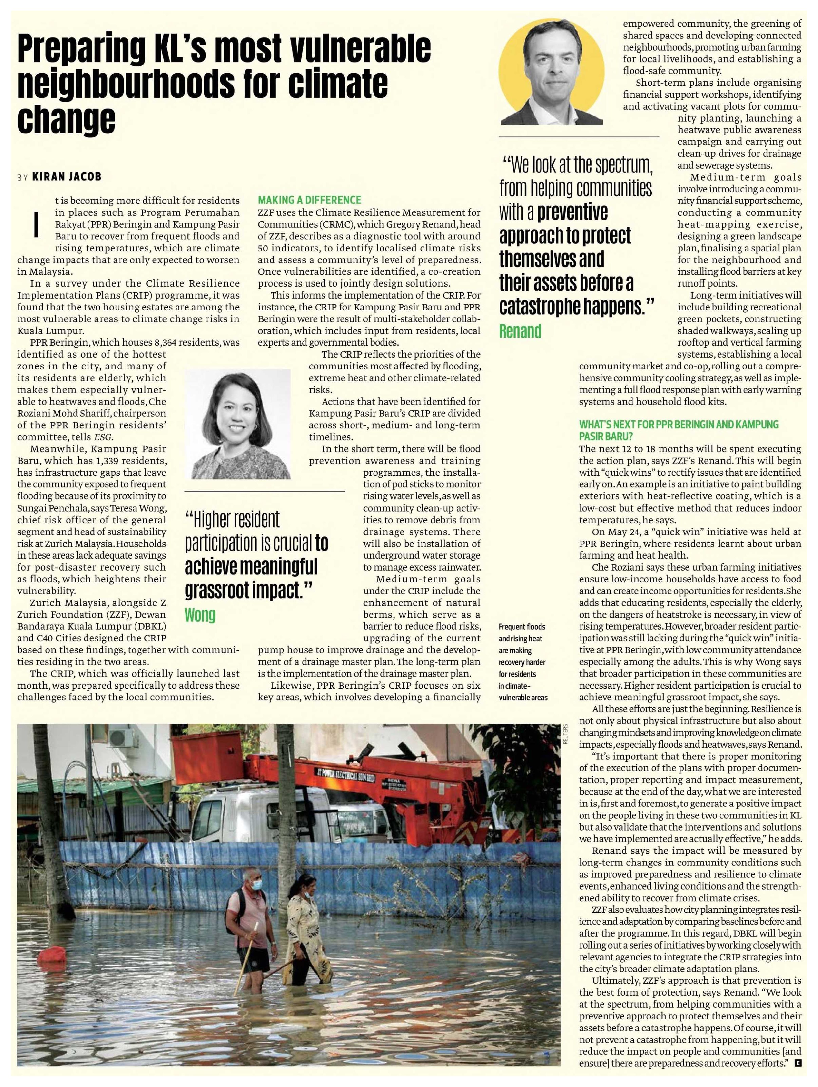 Preparing KL’s Most Vulnerable Neighbourhoods For Climate Change