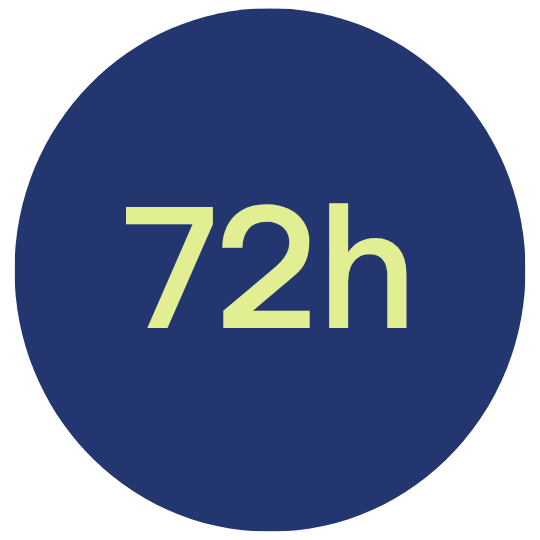 72h