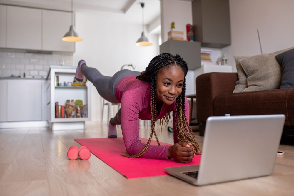 woman yoga