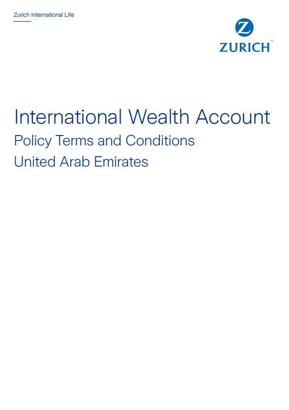 International Wealth Account Policy terms and conditions document