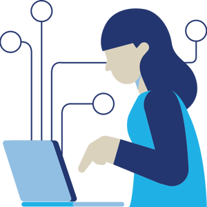 Girl with Laptop