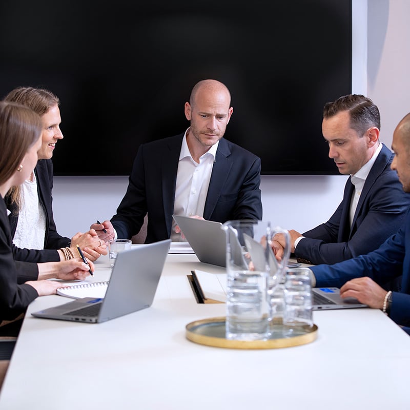 People around a table