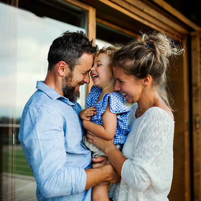 Familia feliz