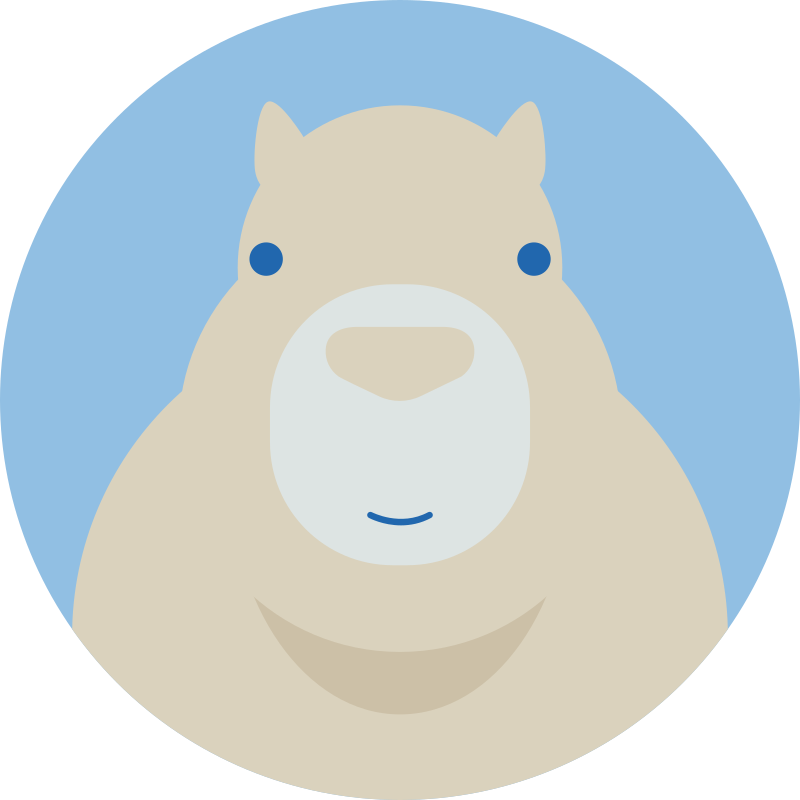 Pictograma de um capivara