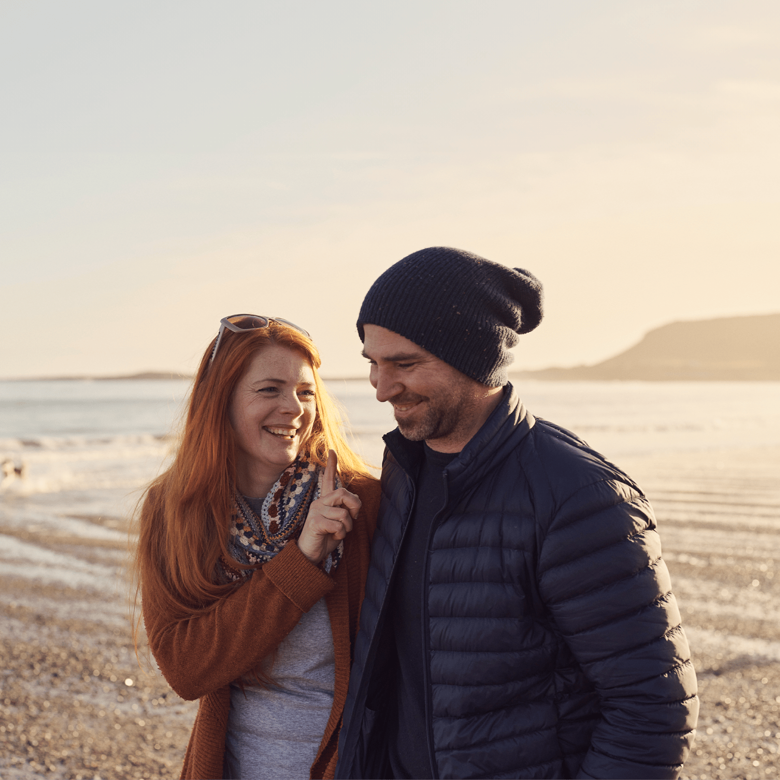 Couple on a beach