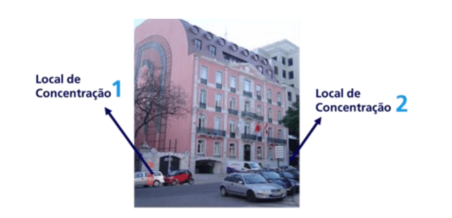 Local de concentração