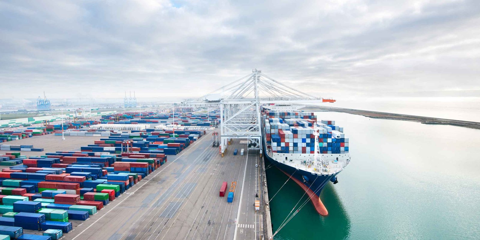 Shipping Port on Dock
