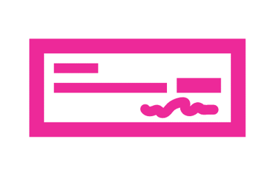 Cheque icon