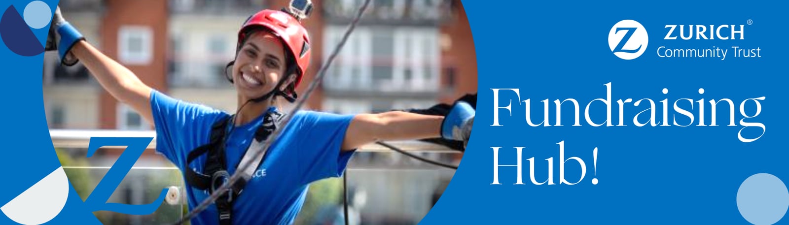 Fundraising Hub homepage banner