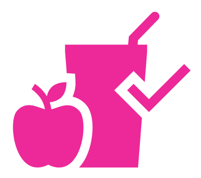 Pink food icon