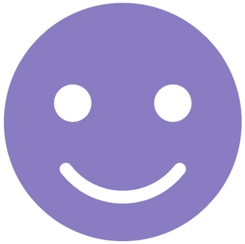 Purple smile