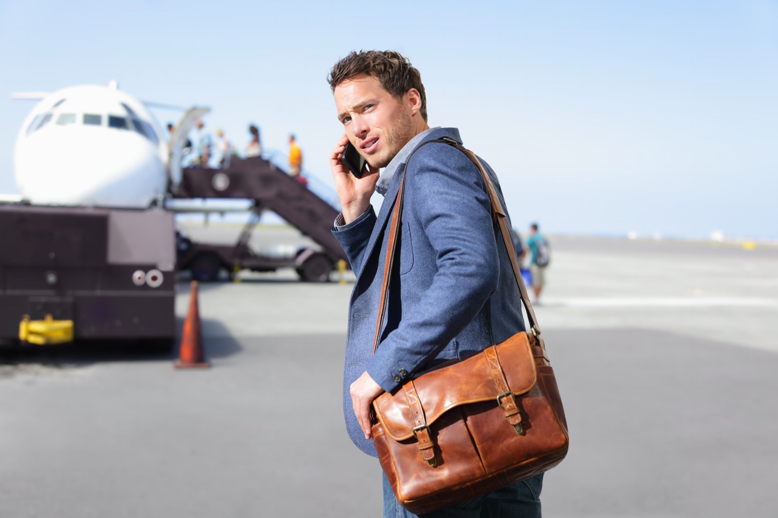 Man travelling