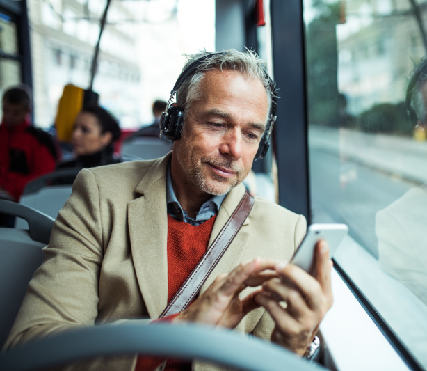Person on mobile