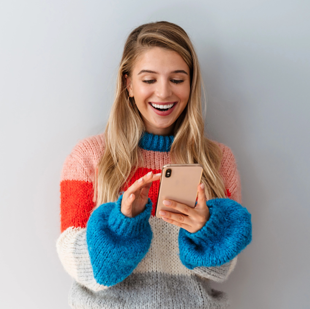 Woman on tablet Woman on tablet