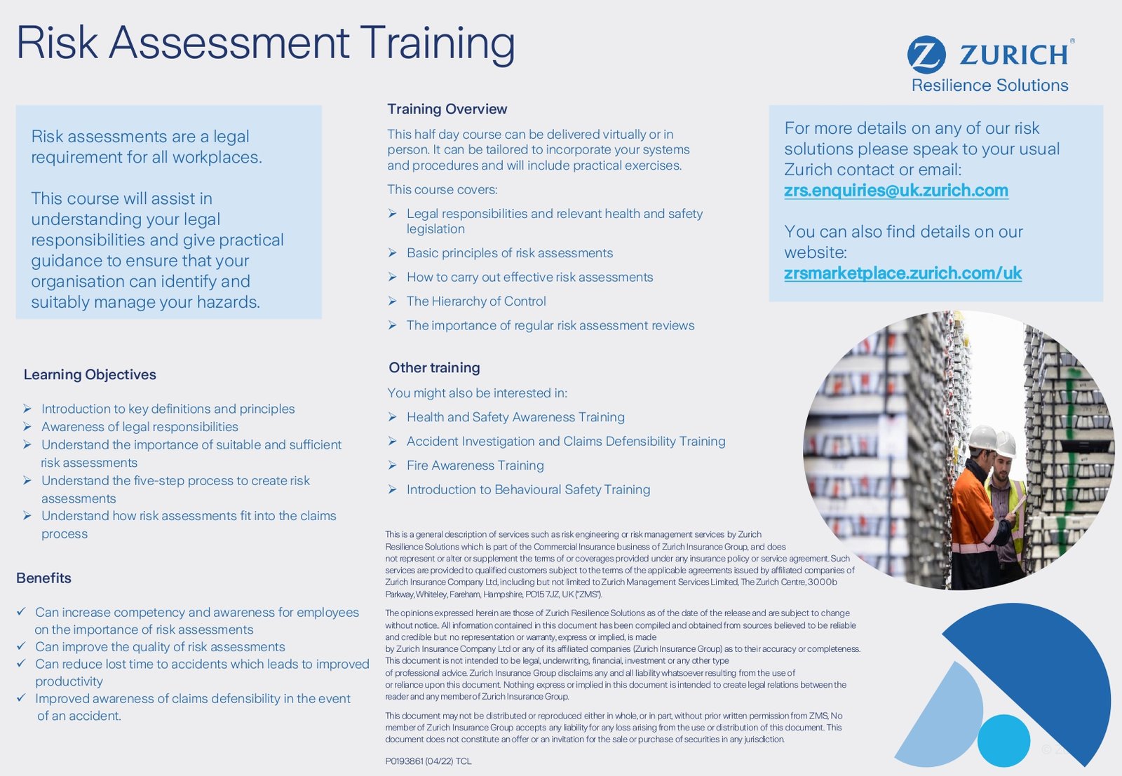 Risk Assessment Training
