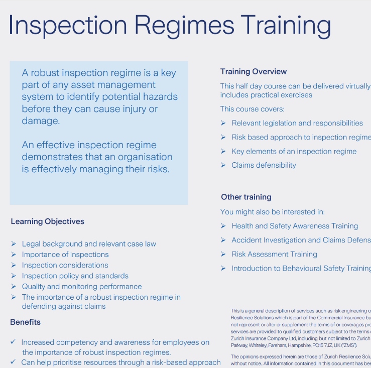 Inspection Regime Training preview