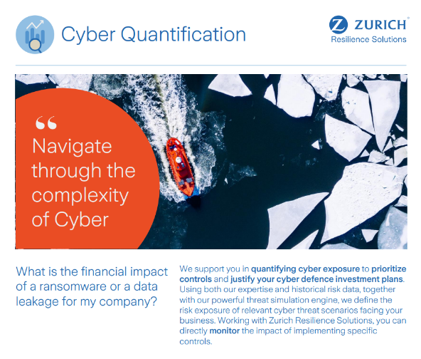 Cyber Risk Quantification Factsheet preview