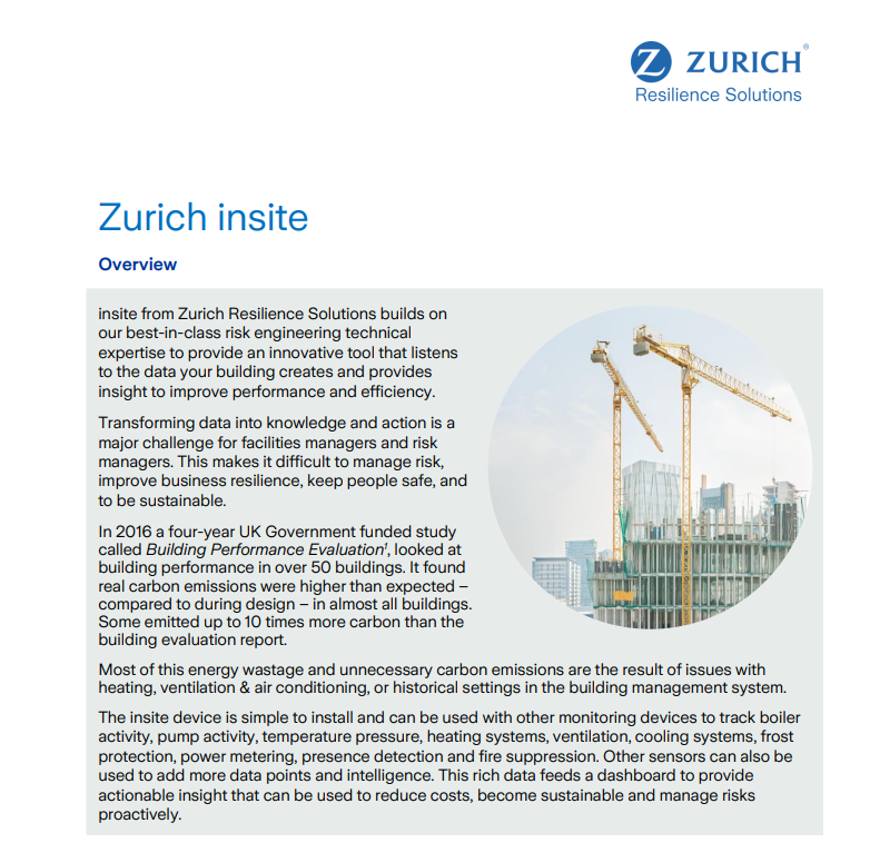 Zurich insite Case Studies