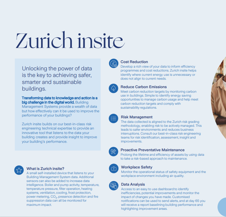 Zurich insite Product Factsheet