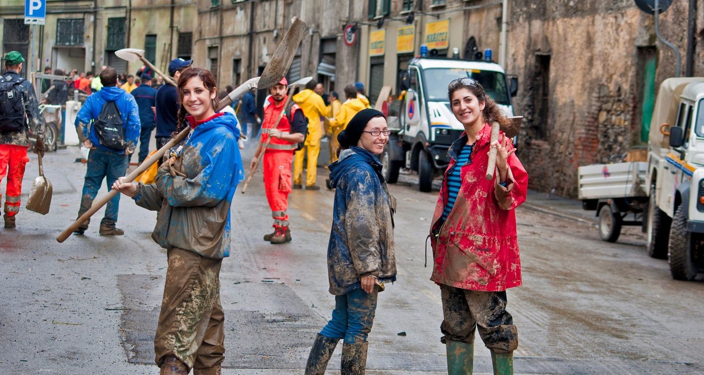 Cleaning up after flood