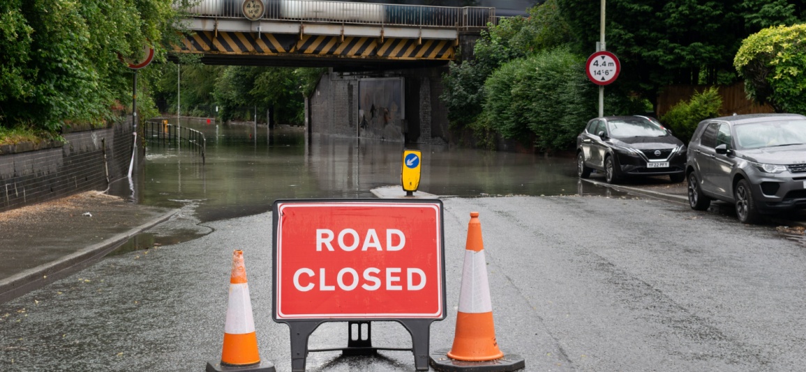 Road Closed Flooding