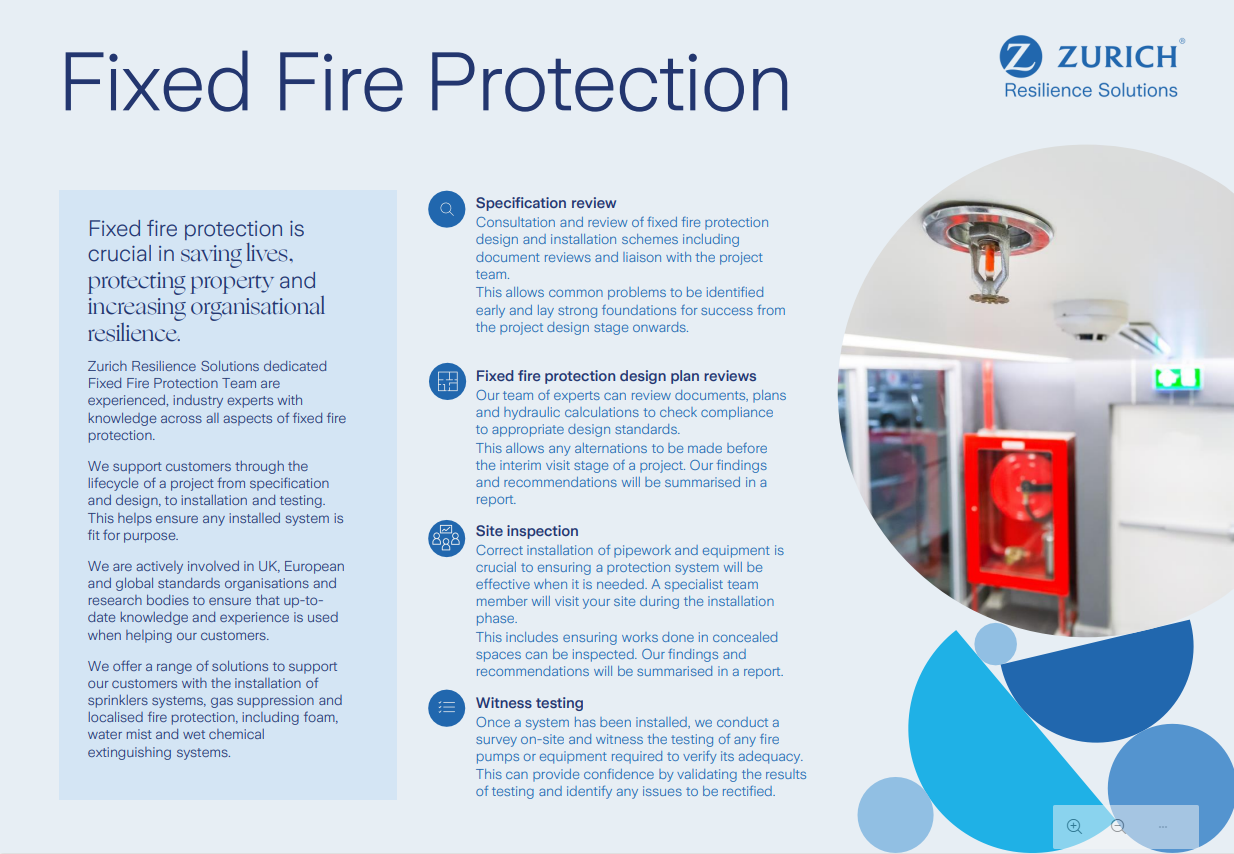 Fixed Fire Protection