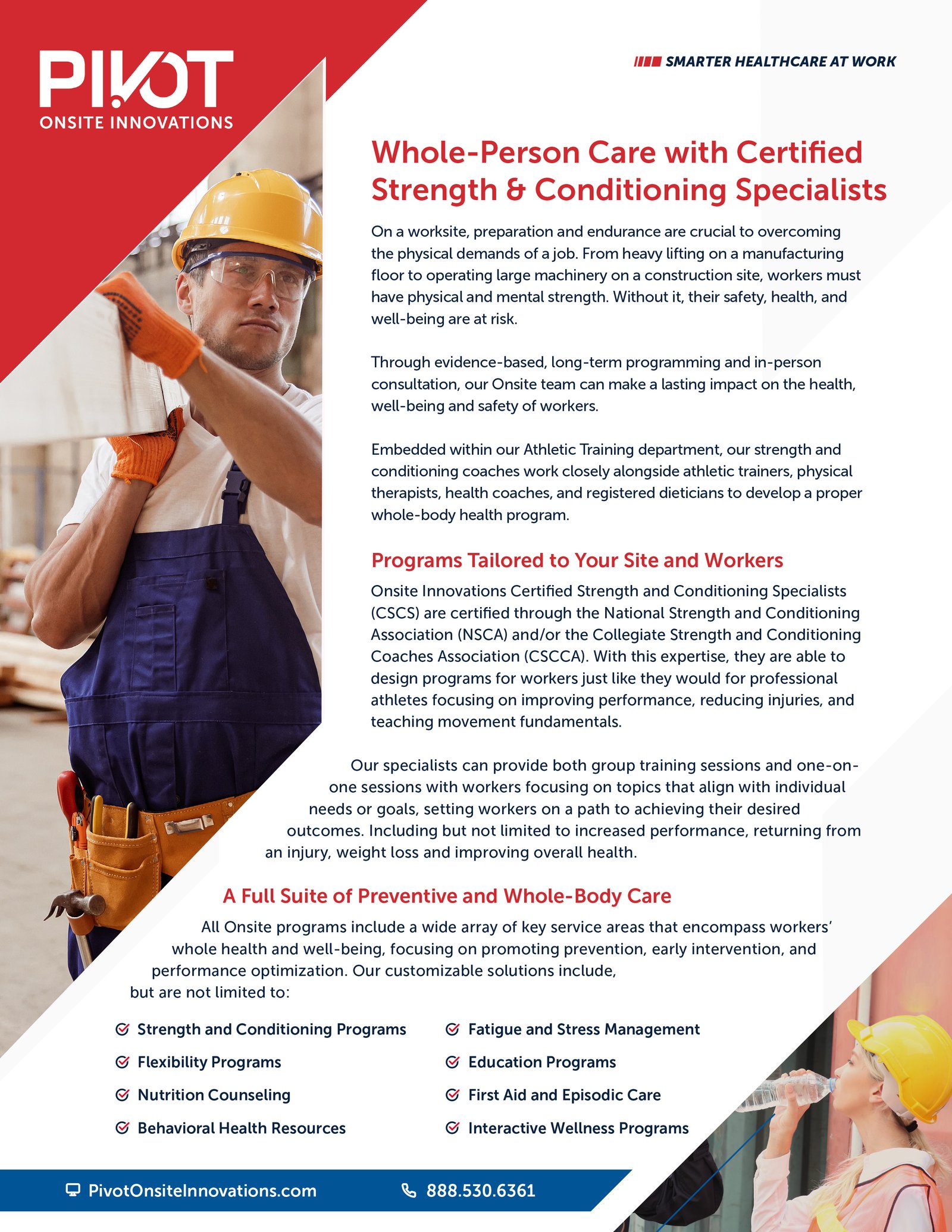 OSI Whole-Person Care with Certified Strength Conditioning Specialists