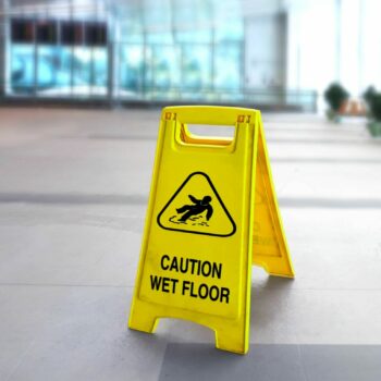 caution wet floor