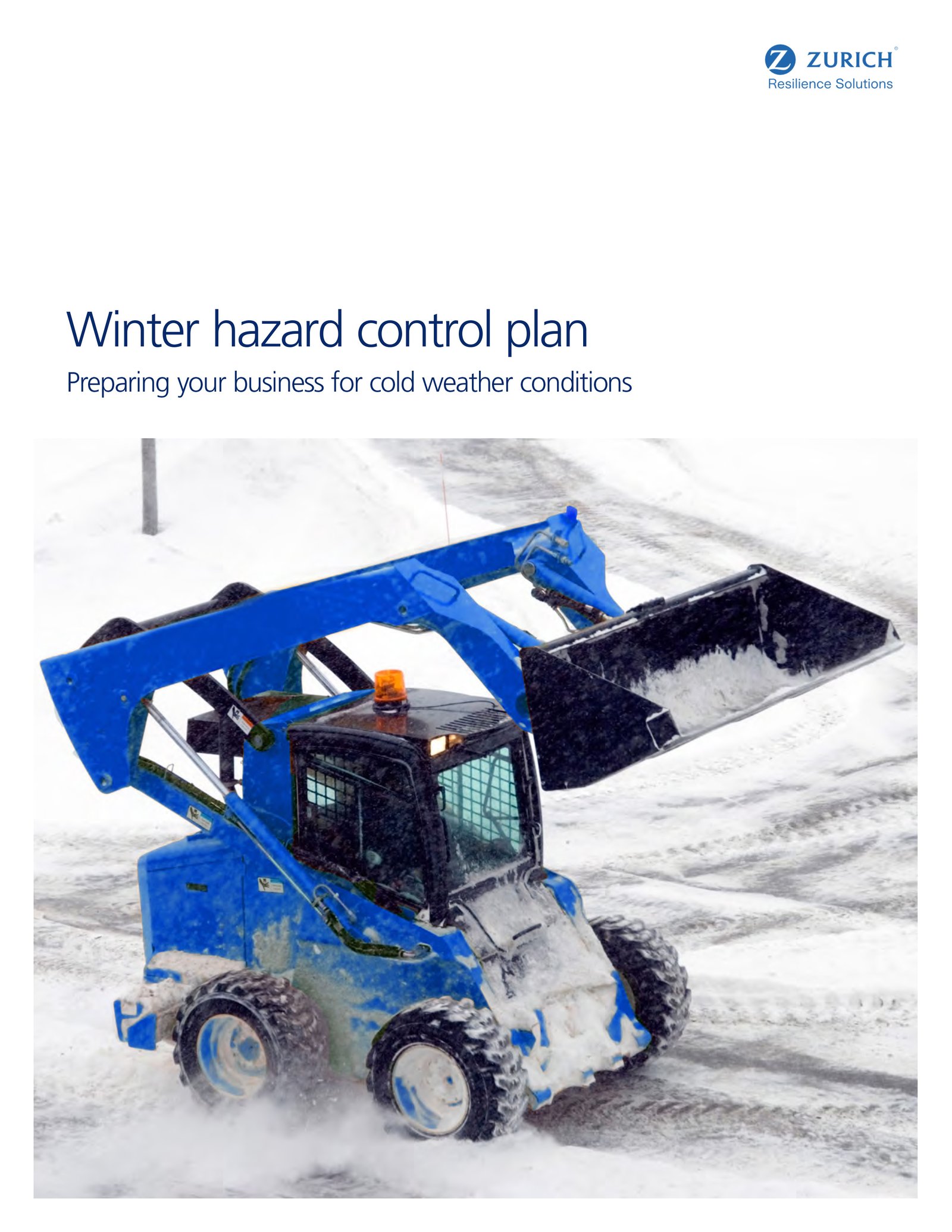 winter hazard control plan