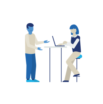 Customer Feedback Session Illustration