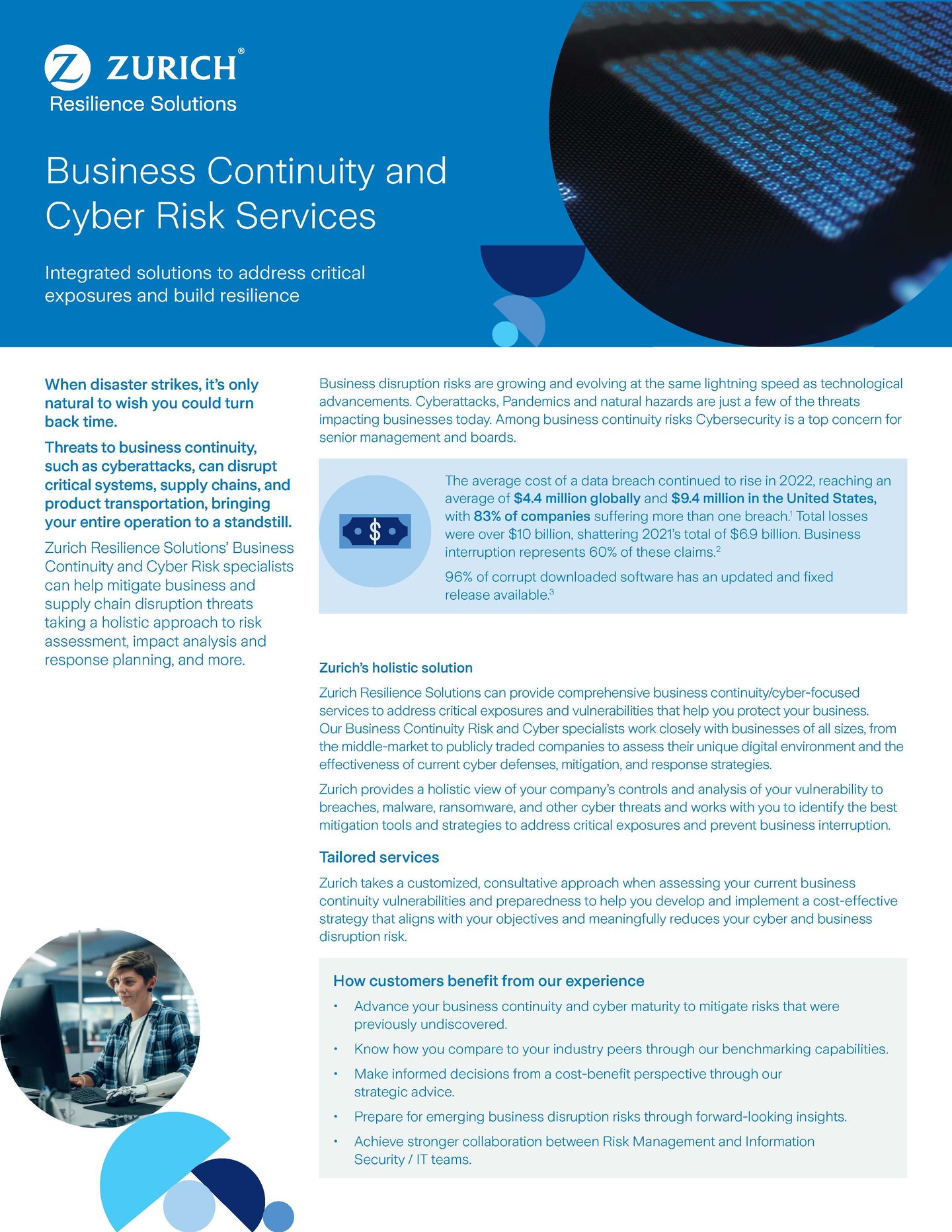 Business Continuity and Cyber Risk Services