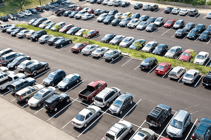 Cars parked