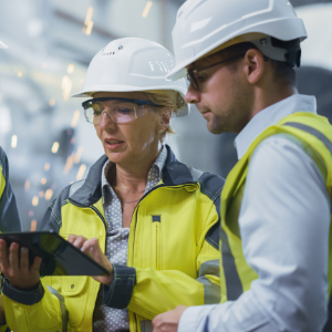 boiler inspection two people
