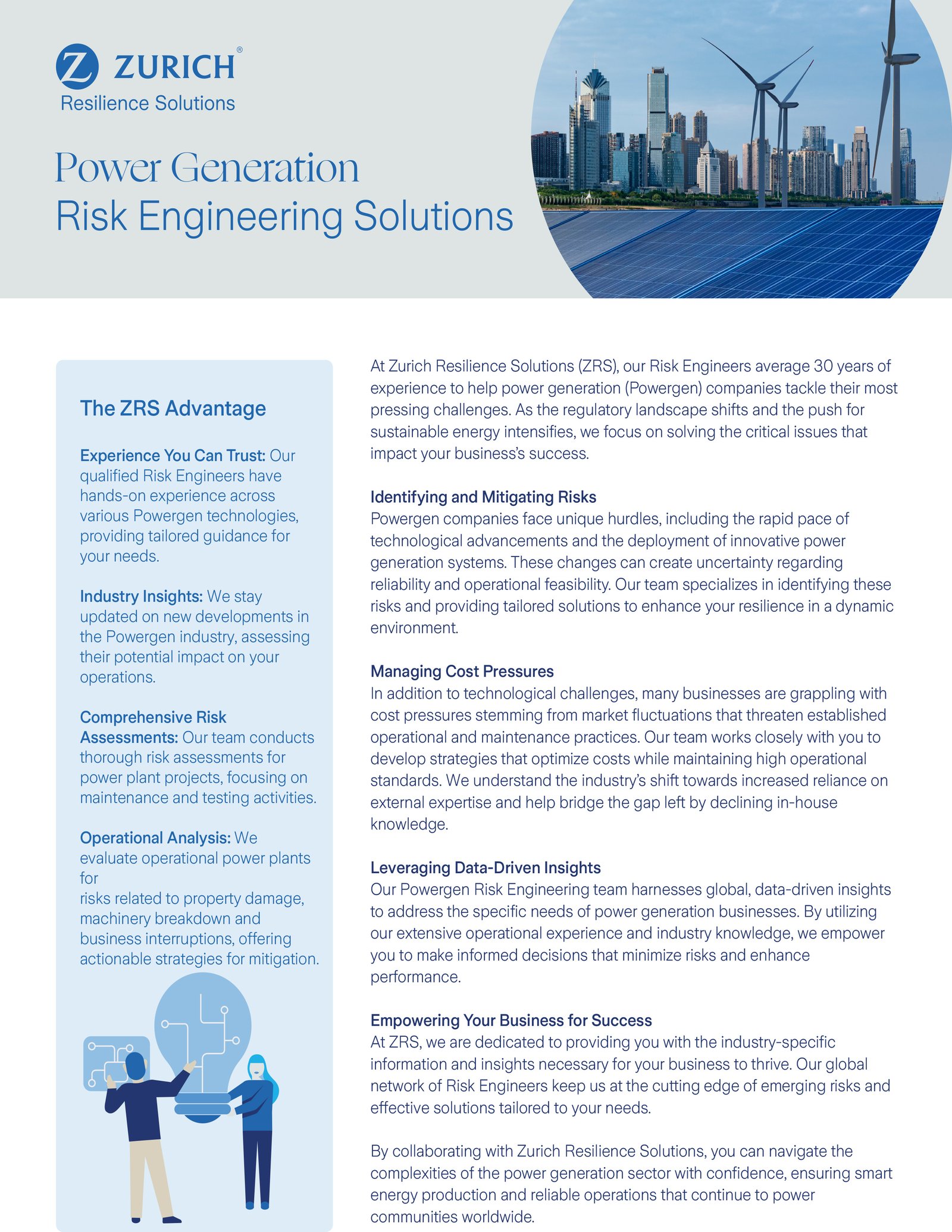 ZRS PowerGen Fact Sheet
