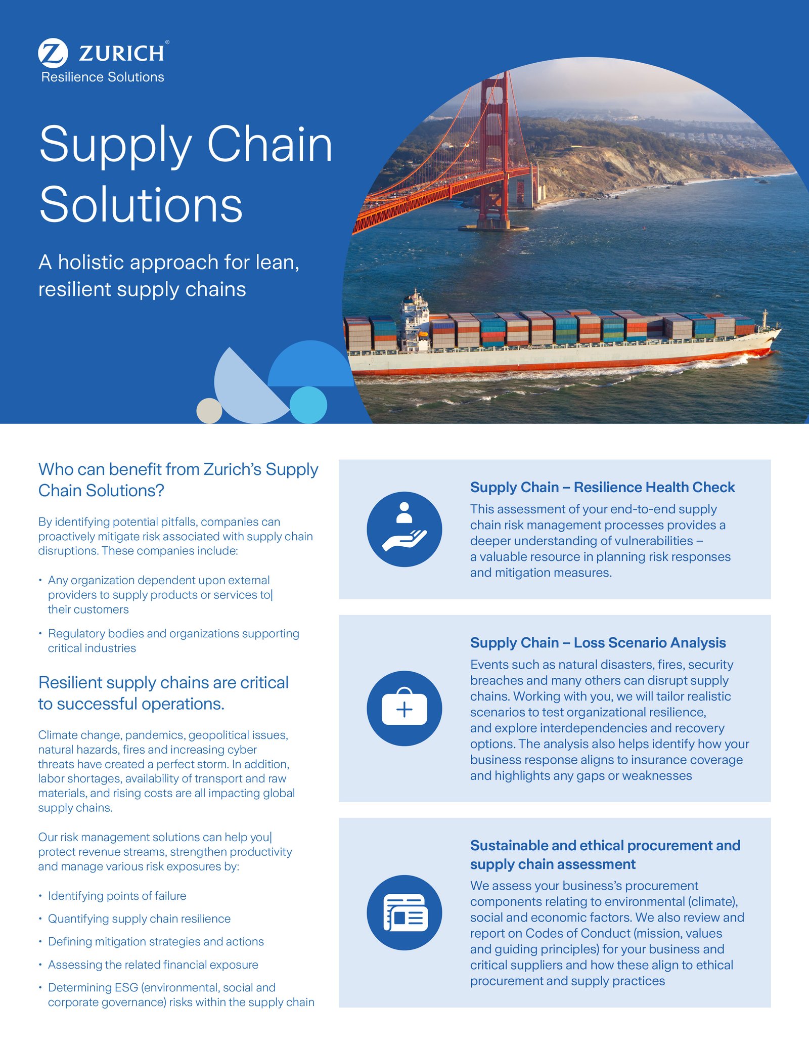 zrs supply chain fact sheet