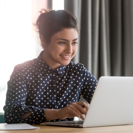 Woman at Computer