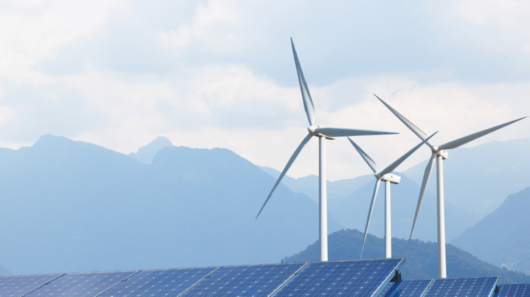 wind and solar farm