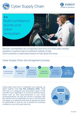Cyber for Supply Chain Factsheet Thumb