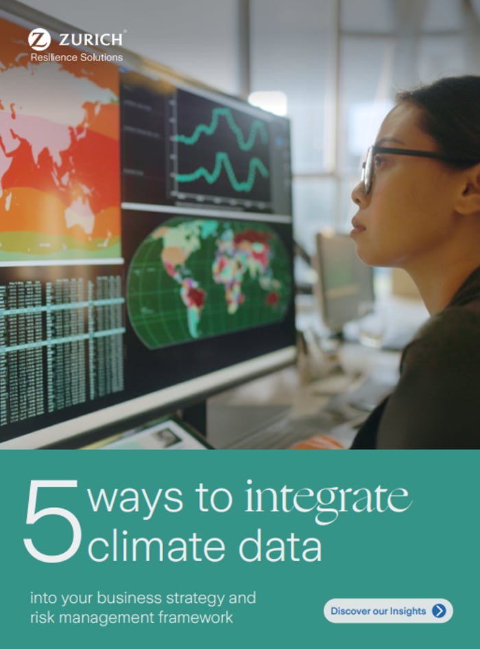 5 Ways to Integrate Climate Data into your business strategy and risk management framework