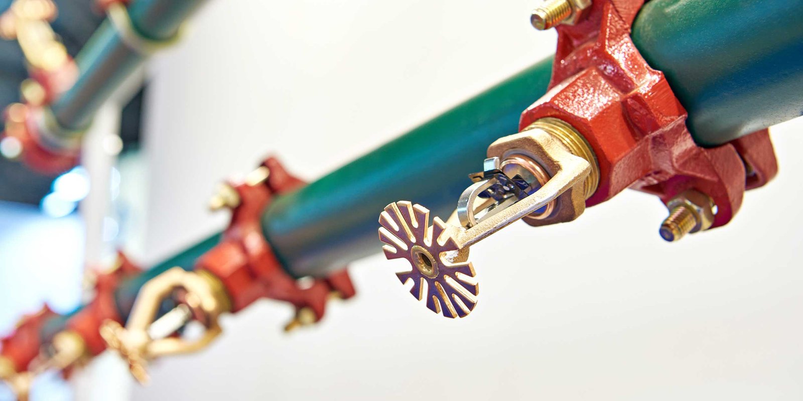 Detailaufnahme einer Wasserleitung