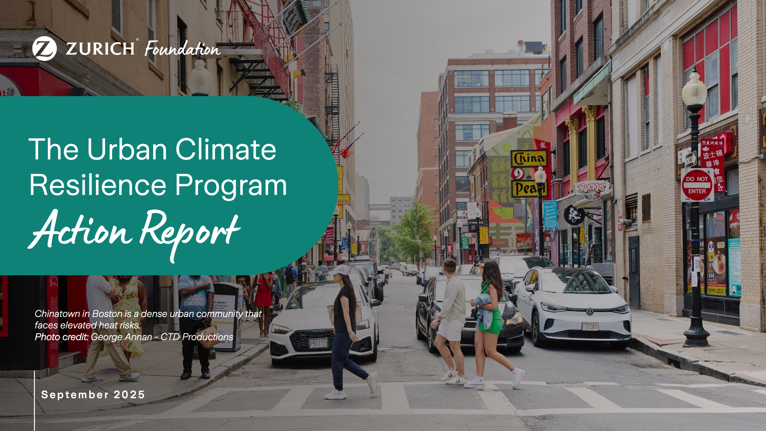 Title page of the Urban Climate Resilience Action Report