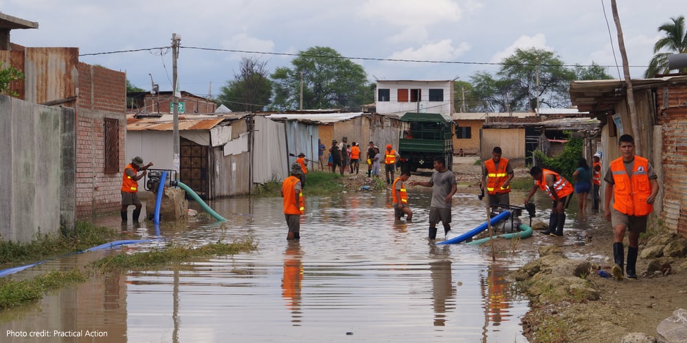 Brigades and armed forces in action during floods