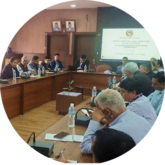 Meeting of the community-based disaster risk management